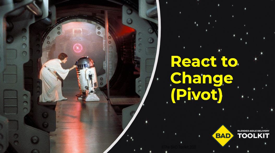 React to Change or Pivot